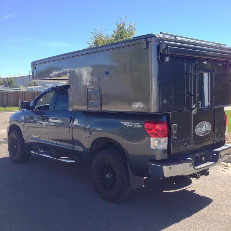 Pop up truck camper for toyota tundra