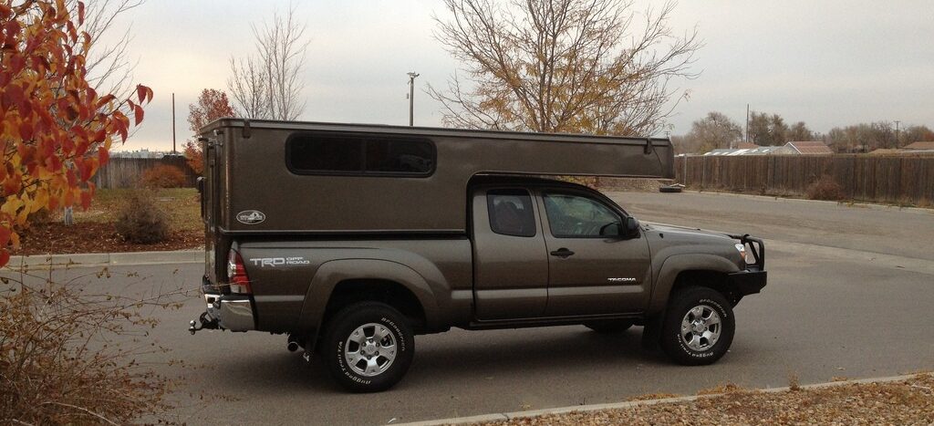 custom Tacoma truck camper