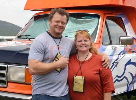 Rob and Cari Rowe at Overland Expo 2013
