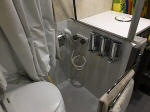 HD interior Shower and Cassette toilet