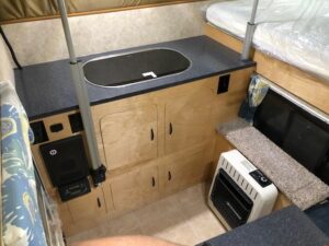 Ridgeline camper custom interior.