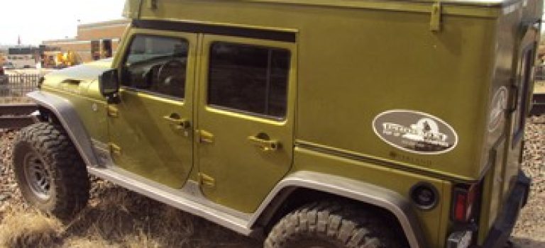 Jeep Wrangler custom truck Camper